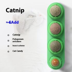 Catnip Ball Self-Hi Toy Supplies (Option: green Three in one box)