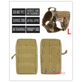 Military Tactical Dog Harness German Shepherd Adjustable Pet Dog Back (Option: O-Set)