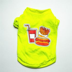 Breathable cool cotton vest for dogs in summer (Option: Green-XS)