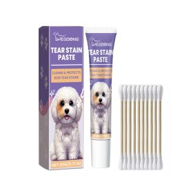 Dog Tear Stain Paste, Gentle Tear Stain Remover For Dogs With Honeysuckle, Sophora Flavescens & Coconut Oil, Soothing Eye Brightening Cream For A (Option: 1Box)