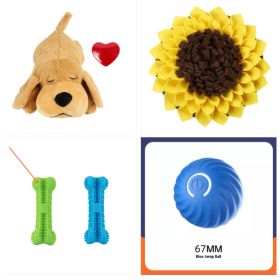 Pet Dog Rubber Ball Toys For Dogs Resistance To Bite Dog Chew Toys Puppy Pets Dogs Training Products (Option: Set3)