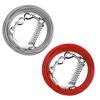 9.8FT Dog Tie Out Cable Long Dog Leash Chew Proof Lead Dog Chain with Durable Spring 360° Rotatable Clips PVC Case for Outside Yard Caming