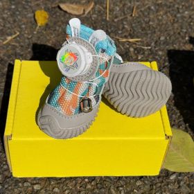 2026 New Glowing Dog Shoes 4PCS LED Light-Up Anti-Slip Paw Protector For Small Medium Dogs Night Safety Visibility Outdoor Shoes (Option: Colorful-XL  1.89W  2.36L)