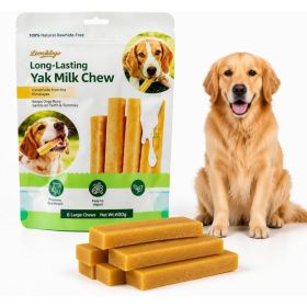 MADE 6 PETS Yak Cheese Himalayan Dog Chews,Milk Yak Chews For Large Dogs (Option: Large6 Pack)