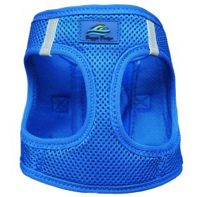 American River Choke Free Dog Harness (Color: Cobalt Blue, size: large)