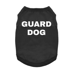 Guard Dog Shirt (Color: Black, size: X-Large)