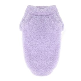 Soft Plush Pullover (Color: Lavender, size: 2X-Large)