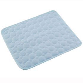 Dog Cooling Mat Summer Pets Cold Bed Extra Large For Small Big Dogs Pet Accessories Cat Durable Blanket Sofa Cat Ice Pad Blanket Pet Products (Option: Light Blue-L70*55cm)